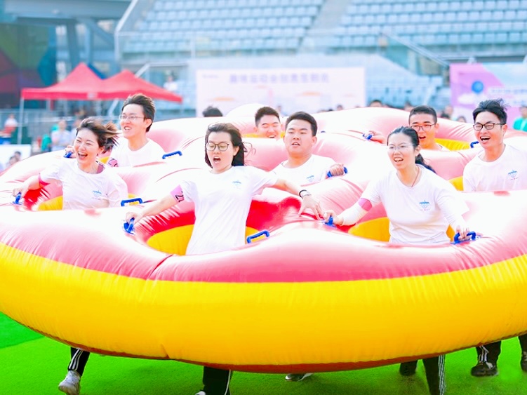 充气趣味运动道具八仙过海出租出售