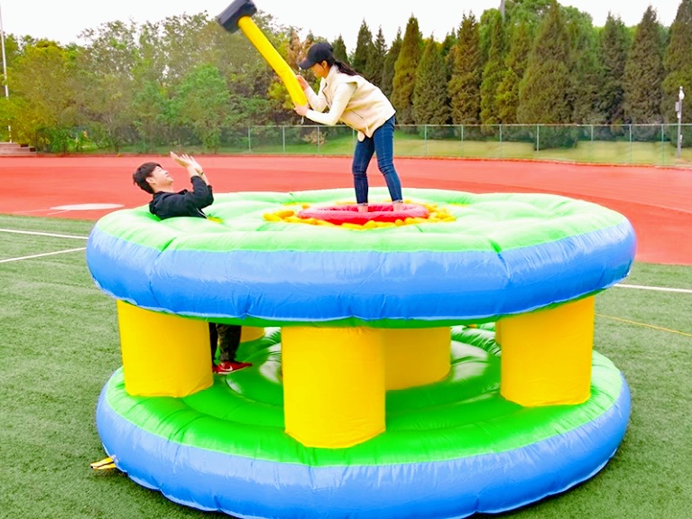 充气游戏真人打地鼠出租出售