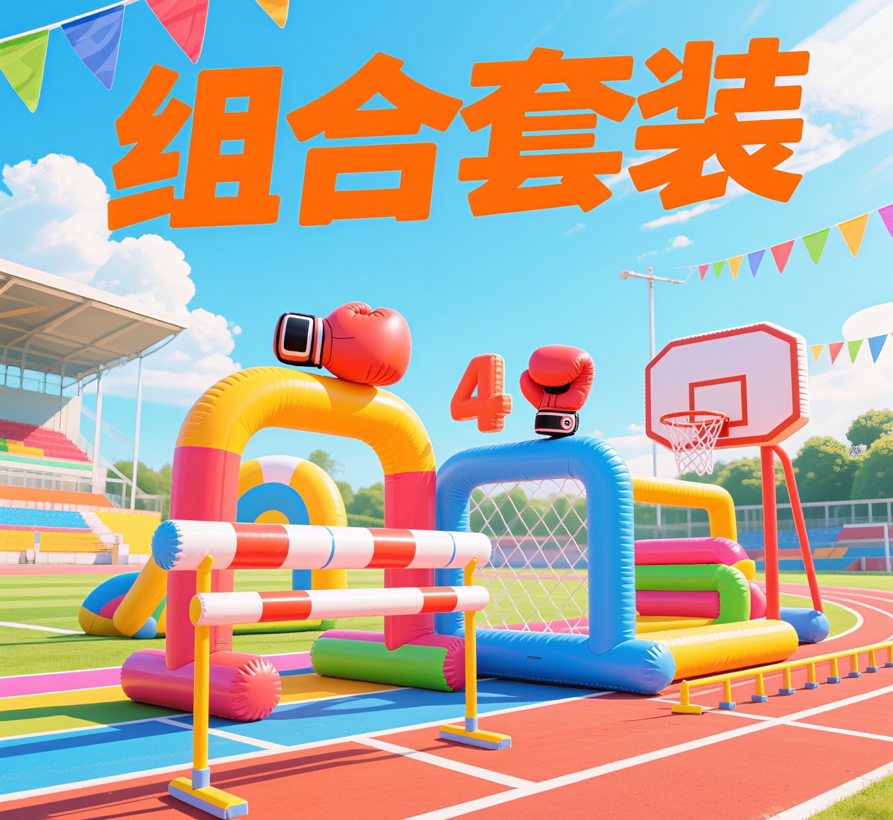 欢乐障碍赛-4件套组合出租出售