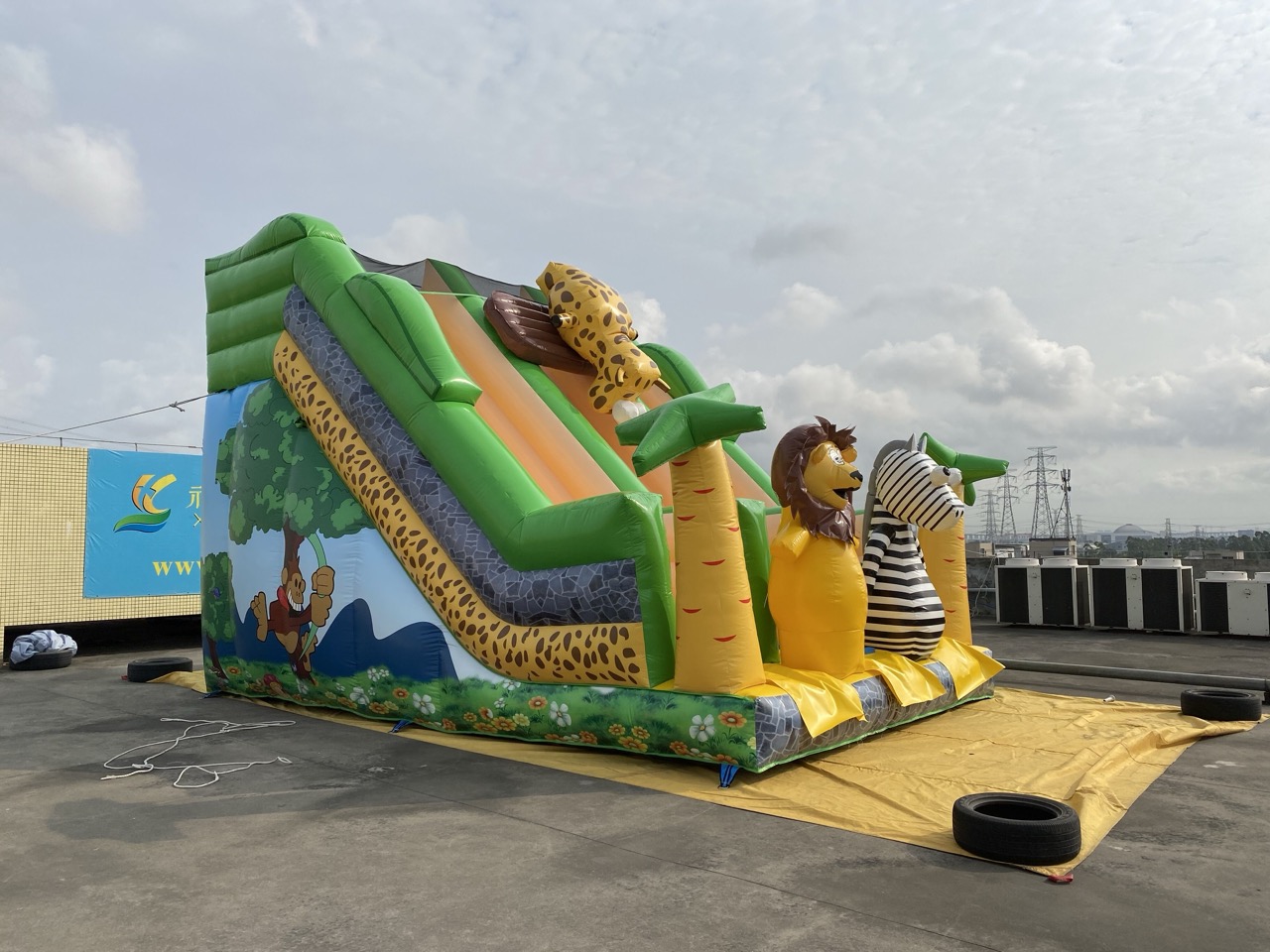 趣味动物园滑梯出租出售