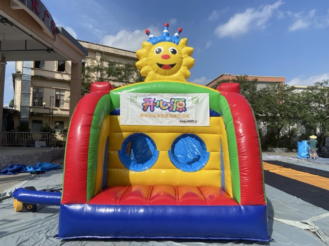太阳障碍精灵滑梯组合充气趣味游戏道具租售