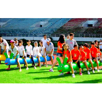 充气趣味运动会道具可爱毛毛虫（儿童款）出租出售