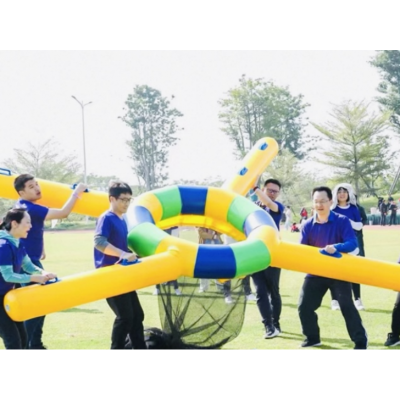 充气趣味运动会道具巧接炮弹出租出售